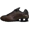 Image de Nike Shox R4 Off Noir Ironstone Baskets Femme Marron Gris Fumée Foncé AR3565-007 44