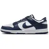 Image de Baskets Unisexe Nike Dunk Low Midnight Navy 2025 Bleu Blanc HF5441-107 44