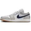 Image de Baskets Air Jordan 1 Low Georgetown Homme Blanc Gris Neutre Gomme Marron Moyen 553558-146 47.5 white