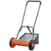 Image de VEVOR Tondeuse à Gazon Manuelle Largeur de Coupe 40cm 5 Lames Acier Sans Moteur
