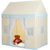 Image de VEVOR Tente de Jeu pour Enfants Cabane Avec Tapis et Lampes pour 1 à 5 Ans Beige
