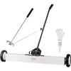Image de VEVOR Balayeuse Magnétique Télescopique 91cm Force de 24,9kg Pour Collecter les Clous