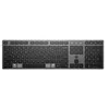 Image de HP 725 - Clavier - multi-appareils, rechargeable, alimenté par SuperCapacitor - full size - sans fil - Bluetooth, 2.4 GHz - Français - noir tombée de nuit
