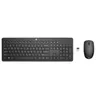 Image de HP 235 - Ensemble clavier et souris - disposition à 3 zones, déplacement de touche à faible profil - full size - sans fil - 2.4 GHz - Allemand - noir - Smart Buy