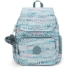Image de Kipling Sac À Dos City Zip S Palmtree Leaves Imprimé Petit Femme 100% Recycled Polyester