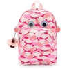 Image de Kipling Sac À Dos Faster Pink Palm Imprimé Petit Femme 100% Recycled Polyester