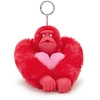 Image de Kipling Singe/porte Clé Valentine Monkey Xl Red Valentine Monkey Rouge Petit Femme 72% Acrylic, 28% Polyester