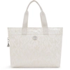 Image de Kipling Fourre Tout Colissa Up Palm Beige Jacquard Imprimé Grand Femme 100% Polyester