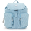 Image de Kipling Sac À Dos Anto S Light Denim Jq Imprimé Petit Femme 100% Cotton