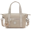 Image de Kipling Sac D'épaule Art Mini Glorious Beige Silver Imprimé Petit Femme 60% Polyamide, 40% Recycled Polyamide