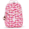 Image de Kipling Sac À Dos Seoul Lap Pink Palm Imprimé Grand Femme 100% Recycled Polyester