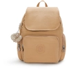 Image de Kipling Sac À Dos City Zip S Cookie Beige Petit Femme 56% Recycled Polyamide, 44% Polyamide