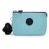 Image de Kipling Pochette Creativity S Muted Sage Combo Bleu Petit Femme 56% Recycled Polyamide, 44% Polyamide