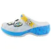 Image de Les Schtroumpfs x Crocs Sabot à plateforme classique Schtroumpfette Baskets pour femmes Blanc Bleu 210822-90H 36-37