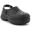 Image de Crocs, Femmes, Chaussons, Classic Stacked Clog, Noir, (38)