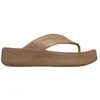 Image de Crocs, Femmes, Sandales, gataway platform flip milk chocolate, Marron, (39, 40)