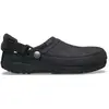 Image de Crocs, Unisexe, Sandales, Classic Crafted Vegan Suede Clog - Sandalen, Noir, (39, 40)