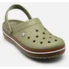 Image de Sandales et nu-pieds Crocs Crocband Gum Clog M pour Homme Vert 39 - 40