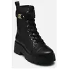 Image de Bottines et boots Michael Michael Kors MANDY LACE UP BOOTIE pour Femme Noir 36