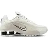 Image de Nike, Femmes, Baskets, Shox R4 Summit White/Light Orewood Brown Beige Women's Sports Shoes - HQ7739-100, Blanc, Noir, Beige, Multicolore, (40)