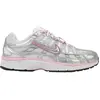 Image de Nike P-6000 Blanc Rose Élémentaire Baskets Femme Noir Argent Métallisé BV1021-108 38.5 white