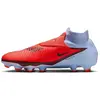 Image de Nike, Hommes, Chaussures de football, Cames Phantom 6 High Pro (40), Bleu, Rouge