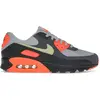 Image de Nike, Hommes, Baskets, Air Max 90 Light Smoke Grey Hyper Crimson Limelight, Orange, Jaune, Gris, (40)