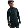 Image de Nike, Garçons, T-shirt de sport, Junior Therma-FIT Academy Sweatshirt (M), Noir, M