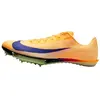 Image de Nike Air Zoom Maxfly 2 Citron Pulse Volt Ice Crampons Homme Jaune Violet Vif Indigo-Burst FD8395-800 47.5