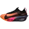 Image de Baskets Nike Air Zoom Alphafly 3 Glam Orange Pulse pour Homme Violet-Dynastie Vert Électrique Noir IO9573-800 47.5