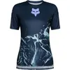 Image de Fox, Femmes, Maillot de cyclisme, W Ranger Ss Jersey Img Print (XS), Bleu, XS