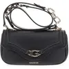 Image de Guess, Femmes, Sac à main, Dea Crossbody Flap Bag, Noir