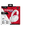 Image de HyperX Cloud III S - Micro-casque - circum-aural - fréquence/Bluetooth radio de 2,4 GHz - sans fil - blanc