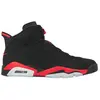 Image de Jordan Air 6 Reverse Infrared Retro Chaussures de Basketball Baskets Unisexes Noir CT8529-001 40 black