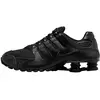 Image de Nike Shox Série Nz Ajustement Confortable Amorti Soutien Chaussures de Course Homme Chaussures de Course Noir IQ8263-002 41 black