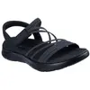 Image de Skechers, Femmes, Sandales, Go Walk Flex Sandal - Emma - Wandersandalen - Damen, Noir, Gris, (37)