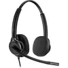 Image de HP Poly Mission 4xx (Filaire, USB-A, USB-C, Les équipes Microsoft, Réunion Google, Zoom), Casque micro de bureau, Noir