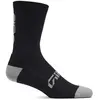 Image de Giro, Hommes, Chaussettes de sport, Laine mérinos d'hiver, noir/gris, taille M (M), Gris, Noir