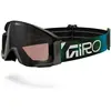 Image de Giro, Unisexe, Lunettes de sport, Dropline MTB VIVID Goggle (Fréquence bleu, Noir, Clear, vivid trail+clear), Bleu, Multicolore, Noir