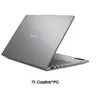 Image de Lenovo IdeaPad Slim 5 14AGP11 83S1 - Copilot+ PC - AMD Ryzen AI 7 - 445 / jusqu'à 4.6 GHz - Win 11 Home - Radeon 840M - 32 Go RAM - 1 To SSD NVMe - 14" OLED 1920 x 1200 - Wi-Fi 7, Bluetooth - gris luna - clavier : Français