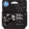 Image de HP, Cartouche d'impression, Hewlett-Packard 302XL/304XL Black Original Ink Crtg, 302XL/304XL (CF)
