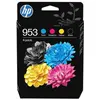 Image de HP, Cartouche d'impression, Hewlett-Packard 953 Cartouche d'encre originale CMYK 4-Pack, 953