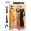 Image de Patron Simplicity 9820 - Robes en tricot et boléros pour dames - Model FR 46-54