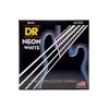 Image de DR NWB-45 - Hi-Def Neon - White, jeu guitare basse, Medium 45-105