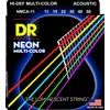 Image de Dr Strings NMCA-11 Neon MULTI-color HI-def 11-50 Jeux de cordes folk 011