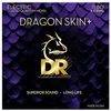 Image de Jeu de cordes électriques 8 cordes DR Strings Dragon Skin Plus 11 80 revêtement traité Heavy