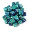 Image de 36 dés pour JDR Chessex - Gémini - Bleu, sarcelle et or