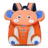 Image de Sacs À Dos D'Éléphant De Dessin Animé 3D Orange Pour Enfants