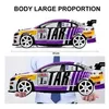 Image de 1:10 70 km / h 2.4g rc voiture 4wd double batterie haute puissance led phare camion de course