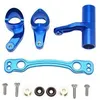 Image de Ensemble de direction en aluminium gpm racing pour voiture rc arrma 1/8 kraton / typhon / senton bleu